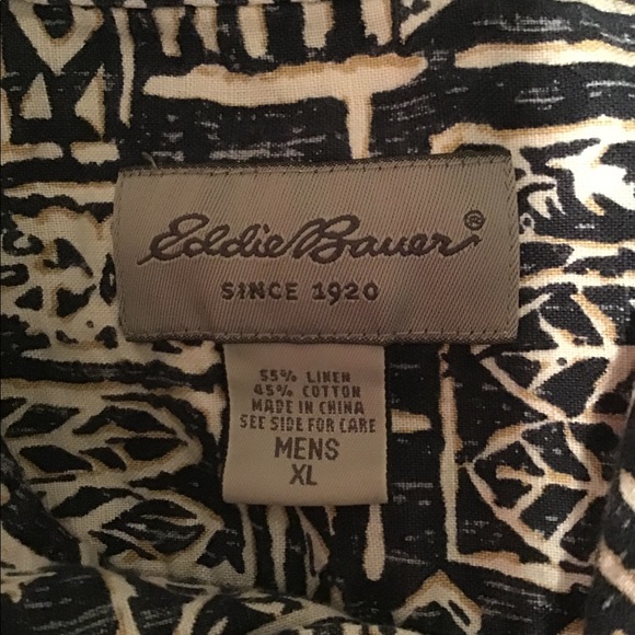 EDDIE BAUER Marlin Print Shirt Size XL - Picture 5 of 7